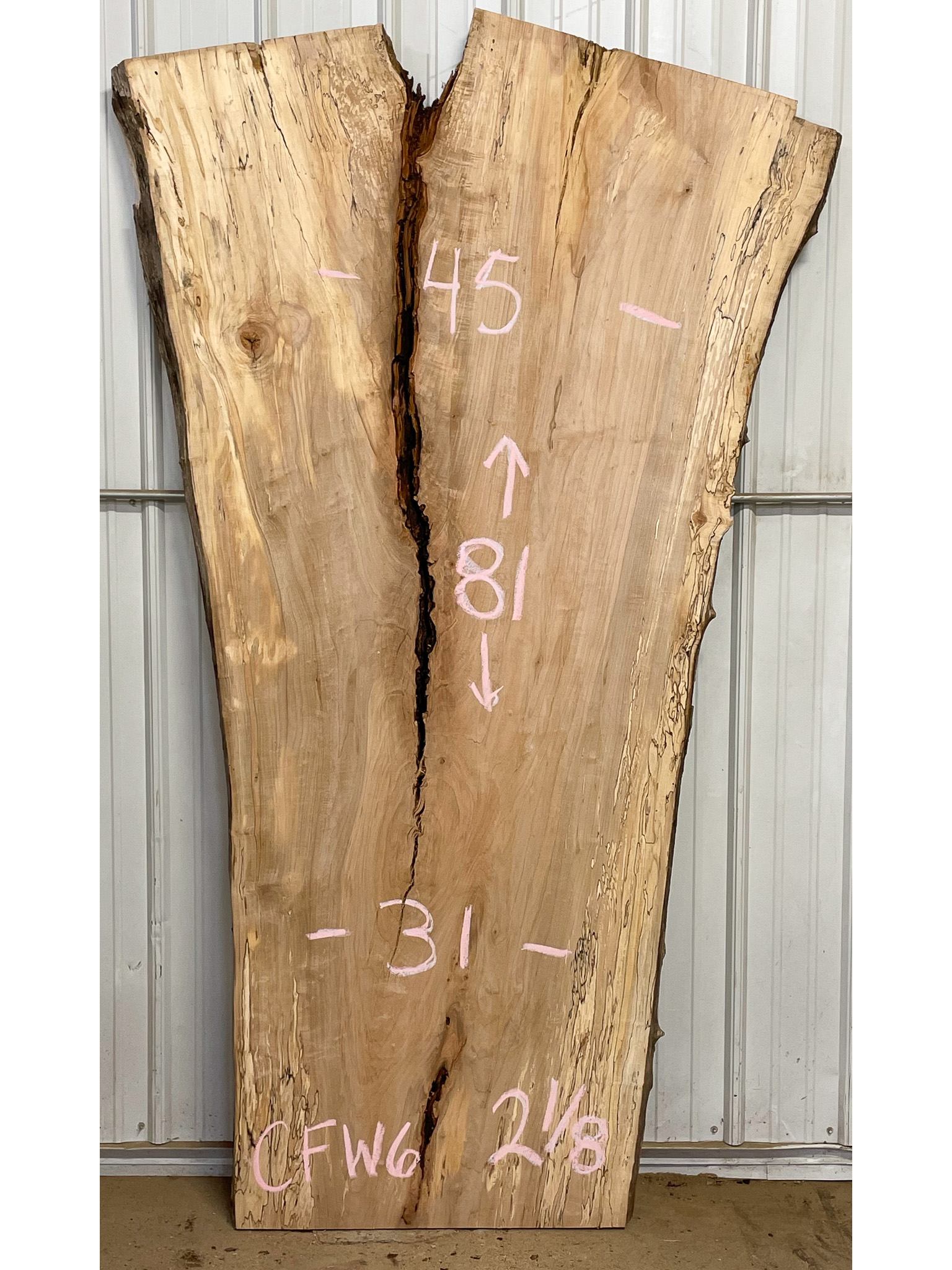 Soft Maple (Spalted) SKU-CFW6