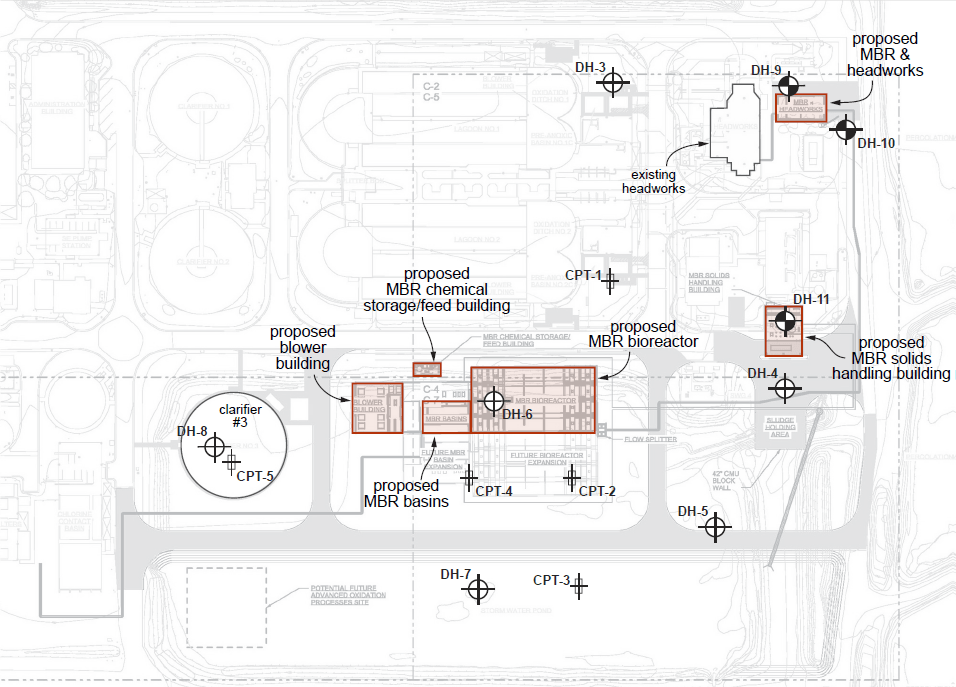 Wastewater Treatment Plant Expansion and Geotechnical Engineering Support
