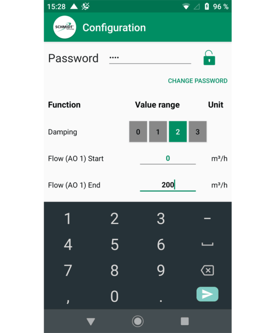 SCHMIDT Sensor-App ConfigSetValueFlow