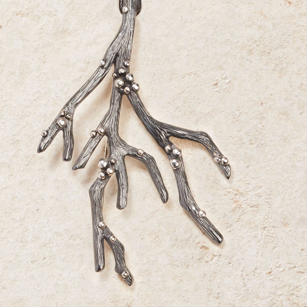 Ramo Brooch or Pendant in Silver