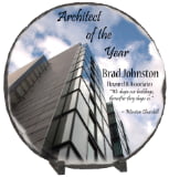 Personalized Slate Stone Plaque 8 inch Glossy Round