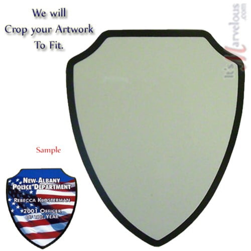 Personalized Shield Shaped Plaque