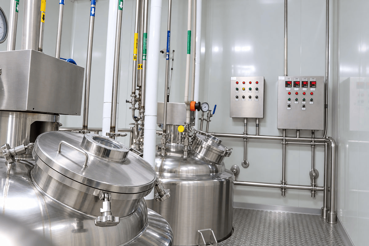 Liquid formulation blending process for flexible product development