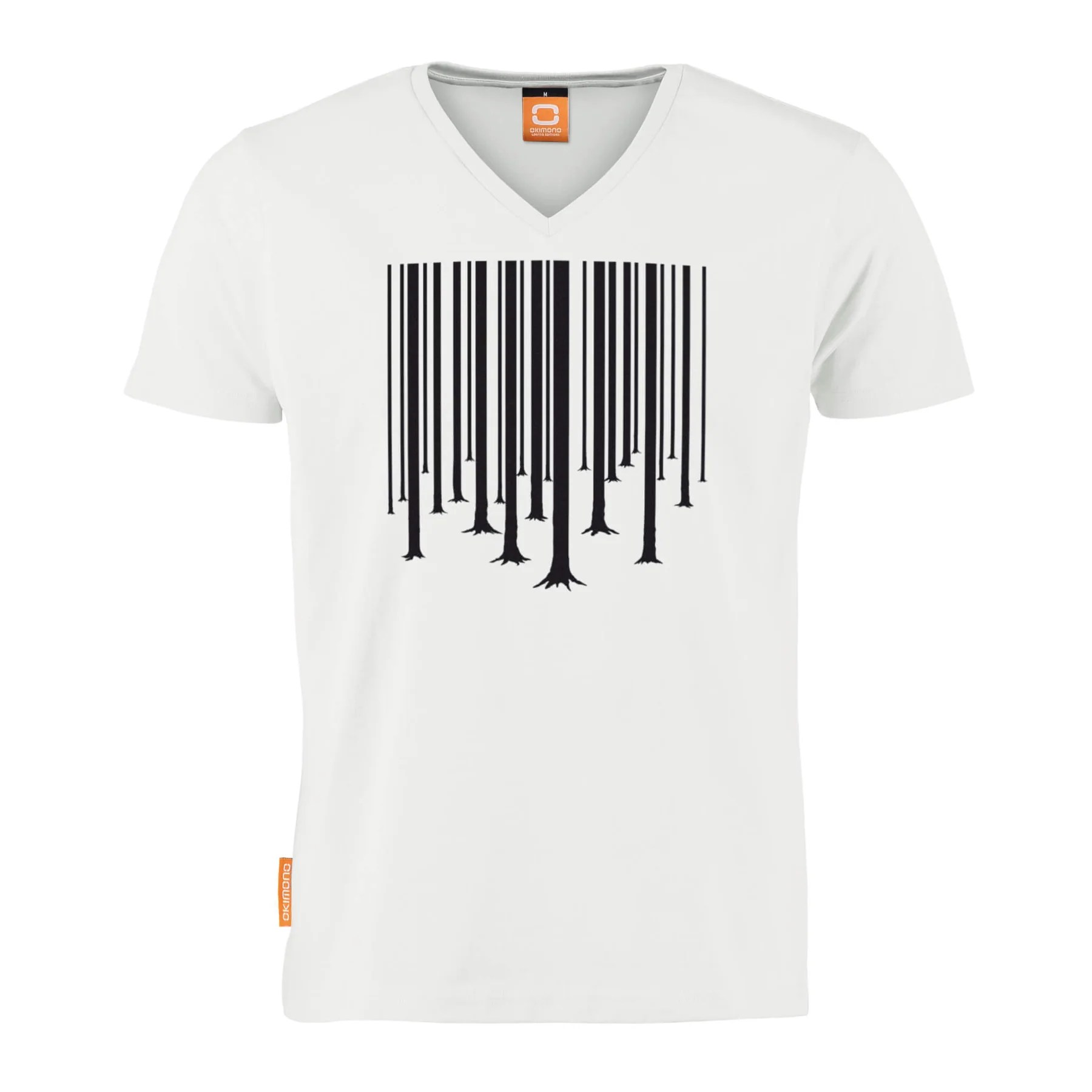 Okimono T-shirt Heren, Wit, A Forest