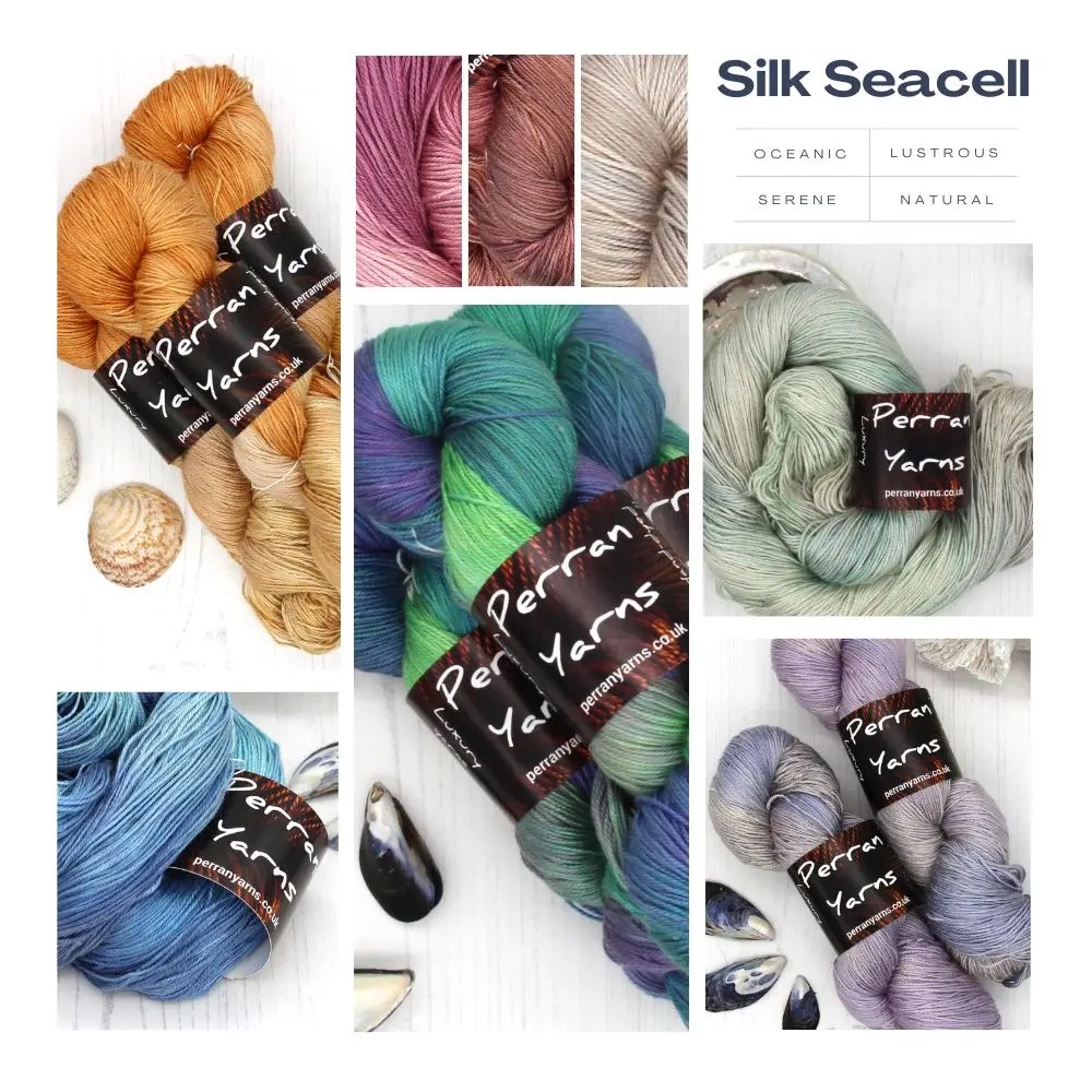 Silk Seacell yarns