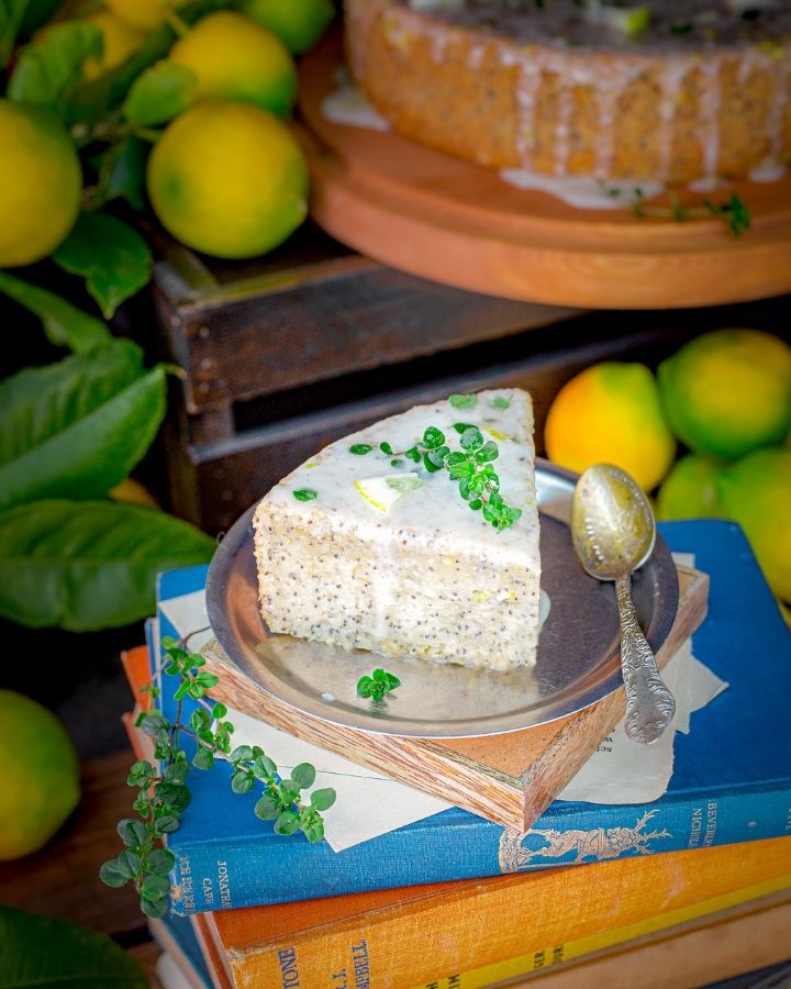 Vegan Gluten Free Poppy Seed Cake