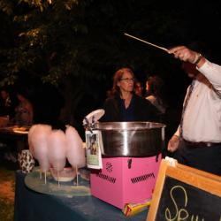 private event with cotton candy