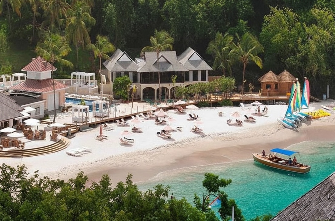 Caribbean wellness resort