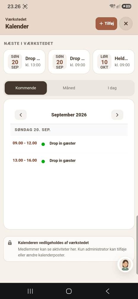 Book drejeskive i appen