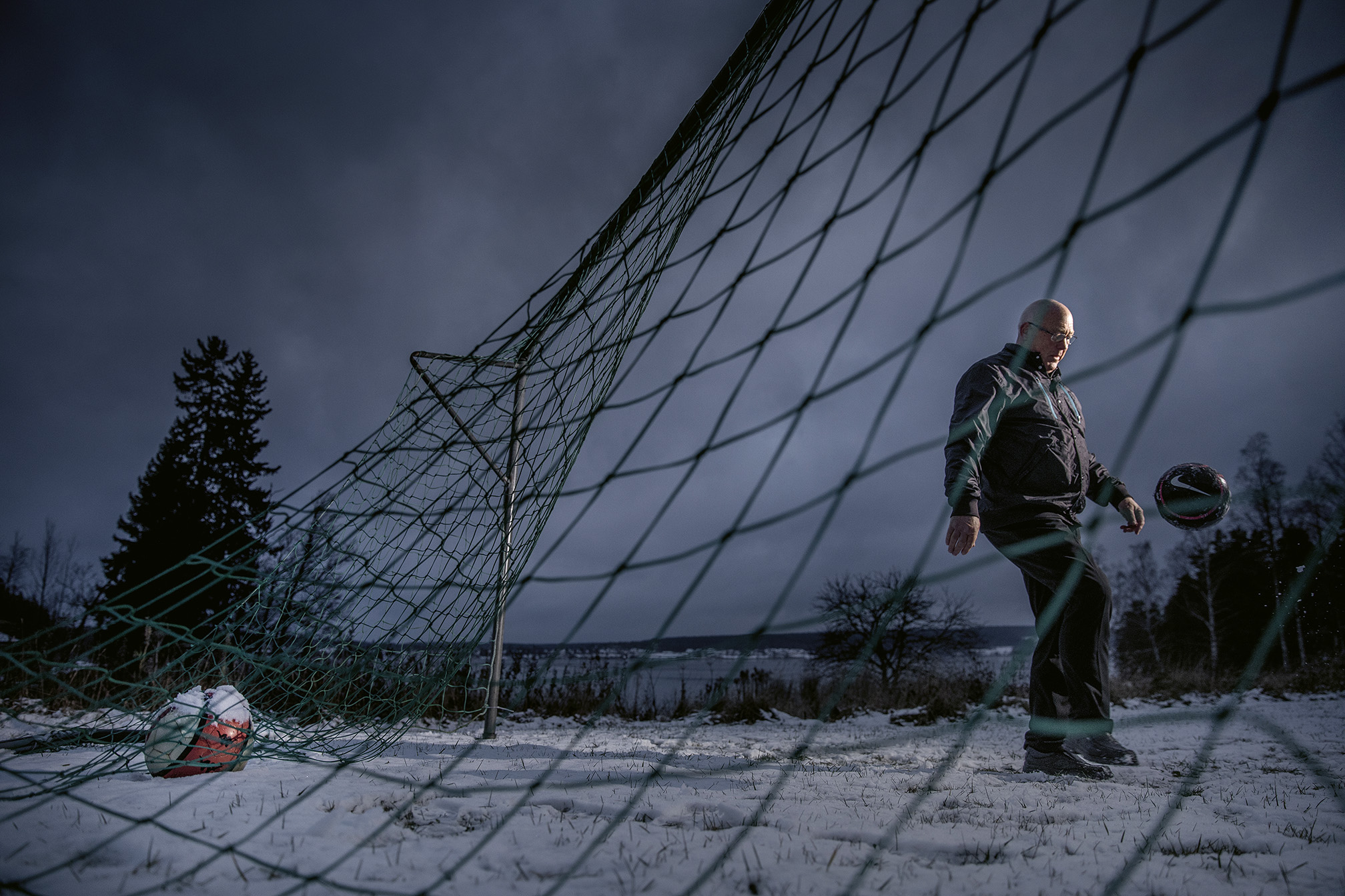 Morgan Hedlund i porträtt som fotbollsspelare