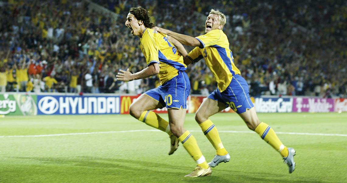 Zlatan Ibrahimovic målgest
