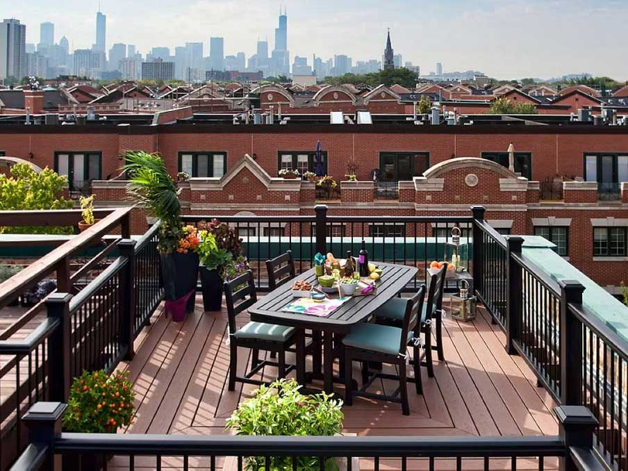 Rooftop Railing-Rooftop Aluminum Railing-Rooftop Glass Railing