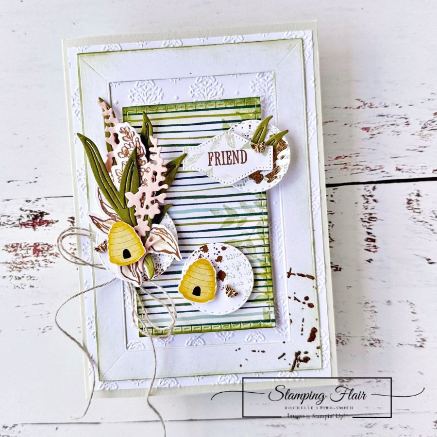 Around the World on Wednesday Blog Hop, Case a team member, 2025 July, Beautifull Gallery Stamp Set, Stampin' Up!, Friend Card