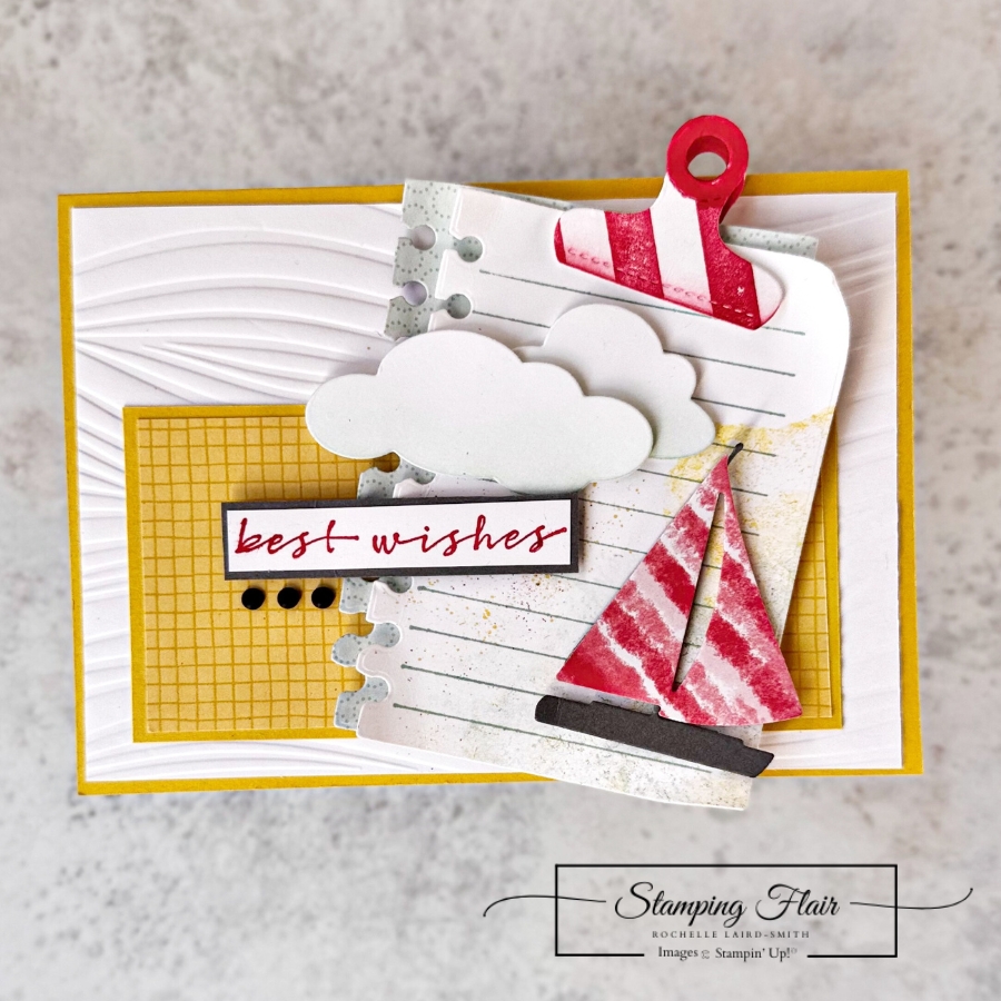 Stampin' Up!, Sunrise Sailing,Card, Just a Note Bundle, Global Design Project GDP509 Colour Palette