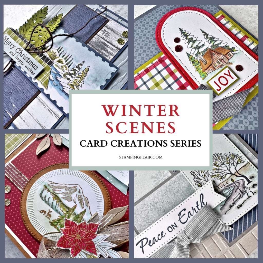 Card Creations Series, Winter Scenes, Stampin' Up!, Cardmaking Kit