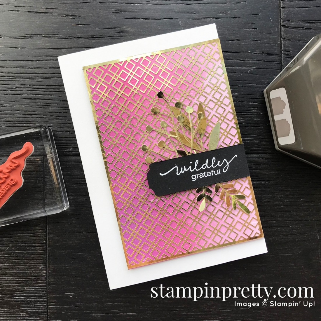 Make a CASE. Create this card using the Lovely You Bundle from Stampin' Up! Card by Mary Fish, Stampin' Pretty