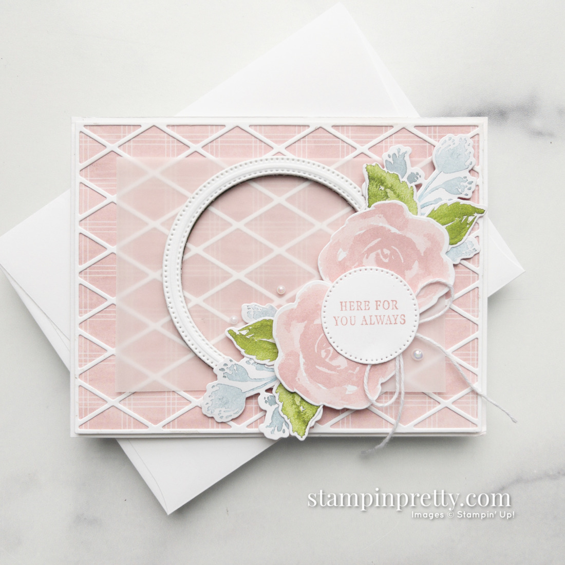 Create this card using the Awash In Beauty Suite Collection from Stampin' Up! Card by Mary Fish, Stampin' Pretty