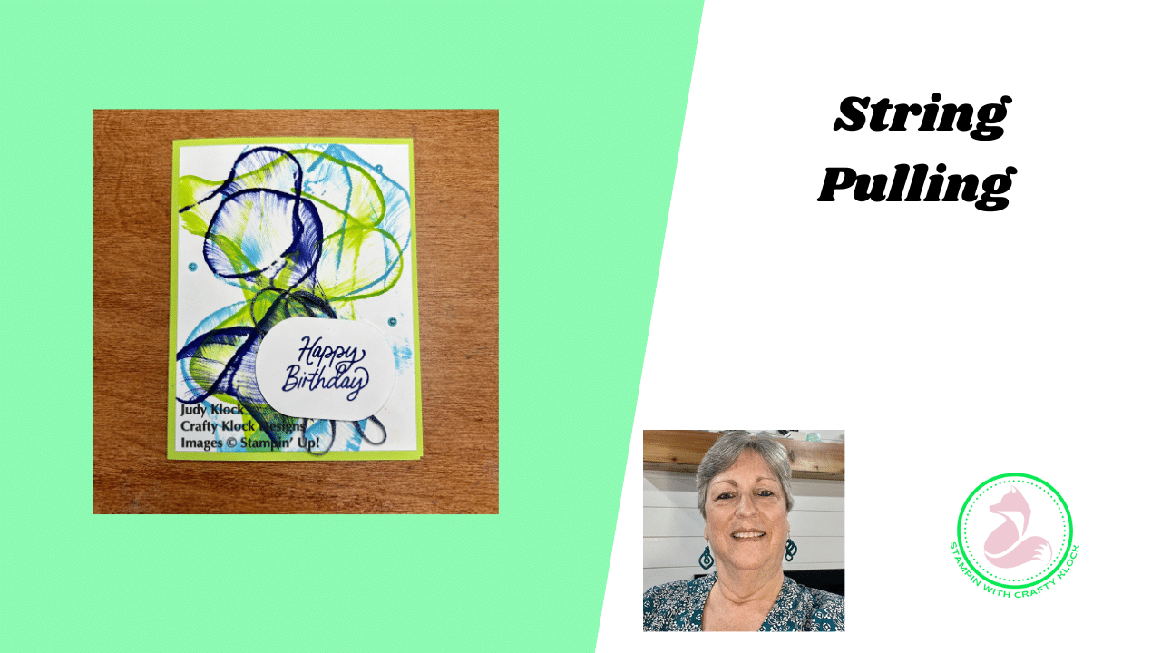 Create unique backgrounds with string pulling