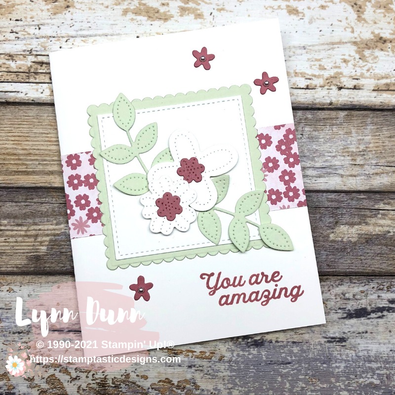 Drapery Fold Card Technique - Lynn Dunn - Stamptastic Designs LLC