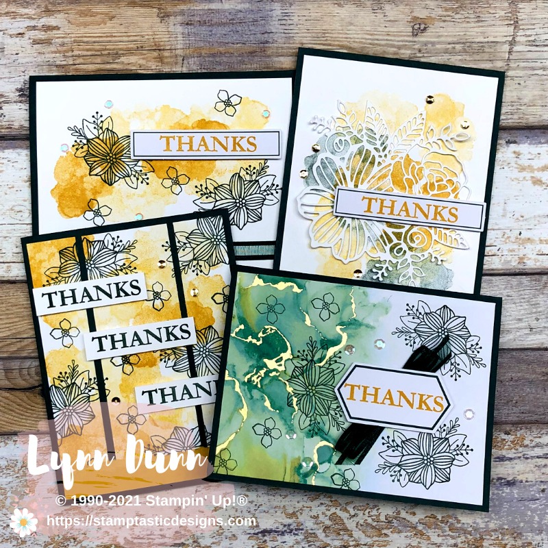 June 2021 Paper Pumpkin Kit Card Ideas - Expressions in Color