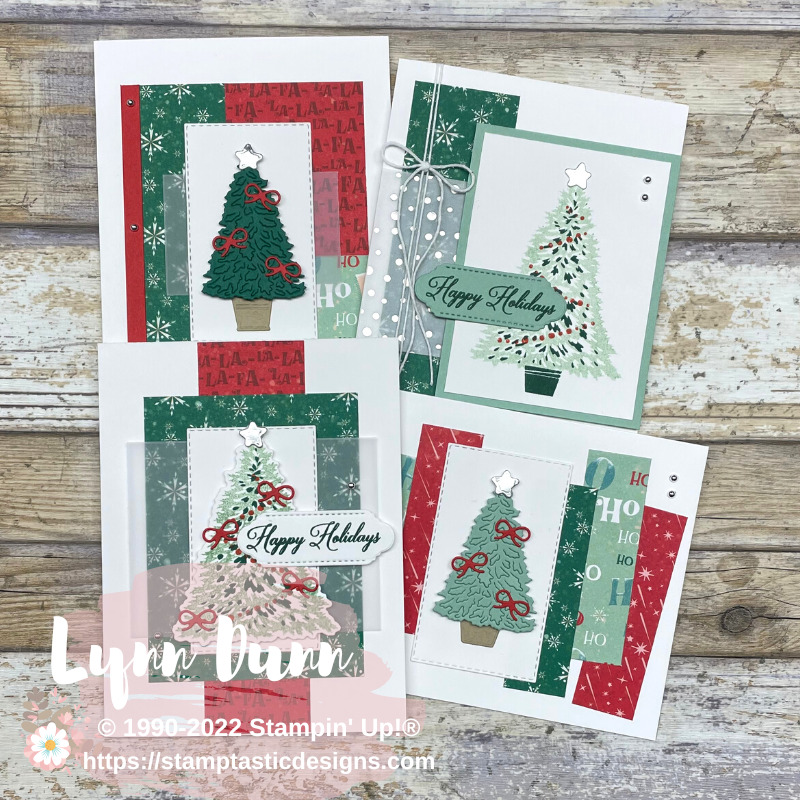 Trimming the Tree Card Ideas