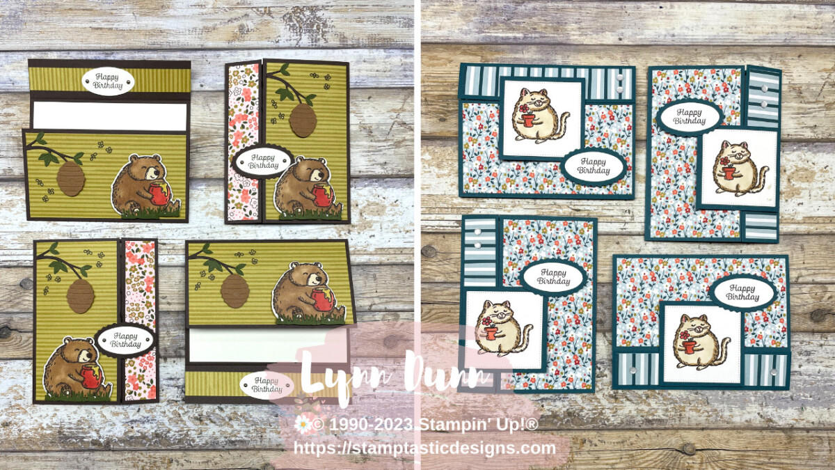 Offset Gatefold Card Ideas - 4 Ways