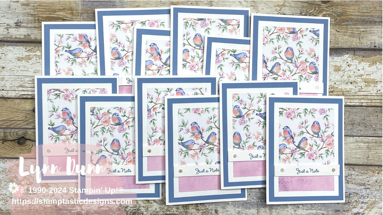 Easy One Sheet Wonder to Make 12 Cards