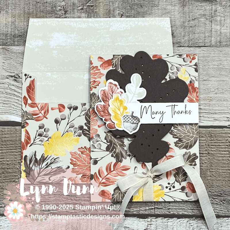 How to make a Coordinating Card, Envelope and Gift Box