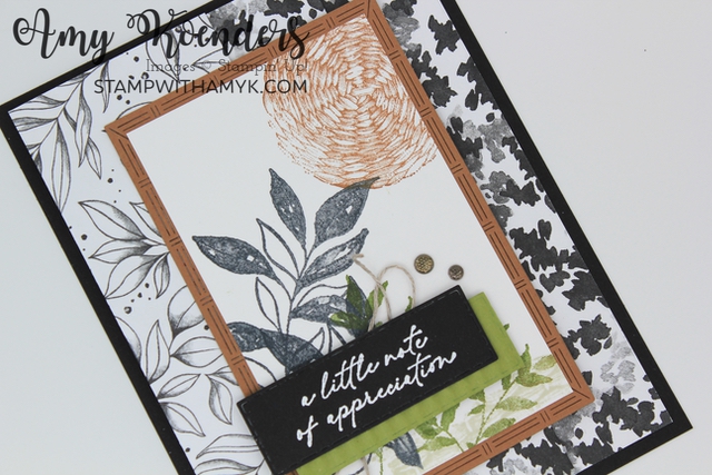 Stampin' Up! Textured Notes Thank You Accordion Fun Fold