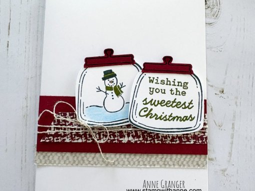 Jar of Joy Sweet Christmas Card – Crafty Session FB Live Replay Video Session 220