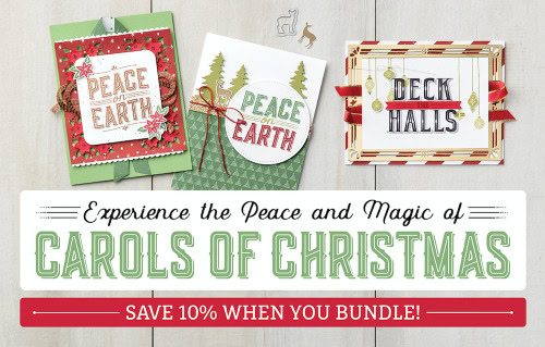 Yippee! The Carols of Christmas stamp set and coordinating dies are available a month early!…#stampyourartout - Stampin’ Up!® - Stamp Your Art Out! www.stampyourartout.com