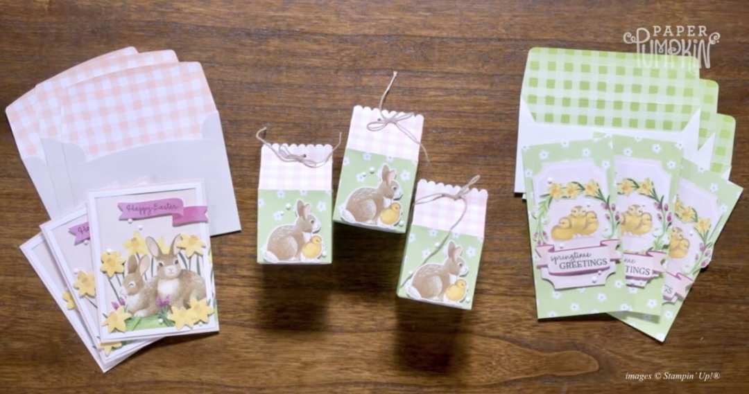 The February 2024 Sweet Springtime Paper Pumpkin Kit projects. - Stampin’ Up!® - Stamp Your Art Out! www.stampyourartout.com