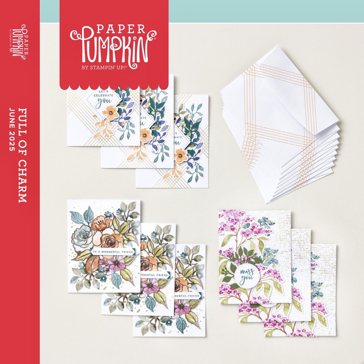 Full of Charm June 2025 Paper Pumpkin Kit - Stamp Your Art Out!