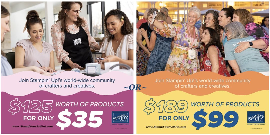 Stampin’ Up!’s Best Starter Kit Offer EVER! October 2025.- Stamp Your Art Out! www.stampyourartout.com #stampyourartout