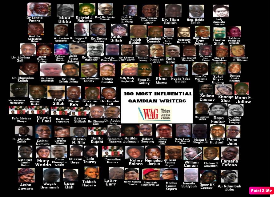 WAG Reveals 100 Most Influential Gambian Writers The Standard