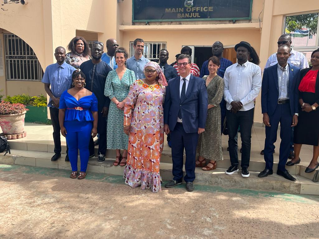 Ostend City Mayor Visits Banjul Mayor The Standard Newspaper Gambia