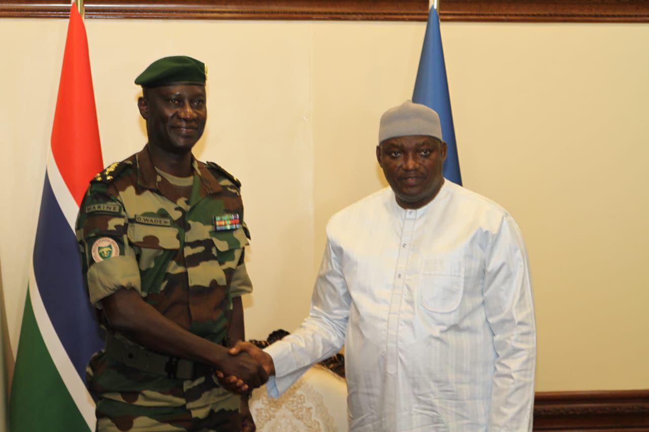 President Barrow meets Senegal’s Chief of Staff Wade