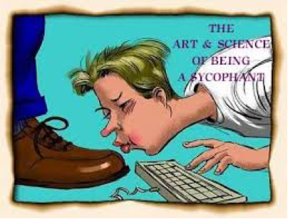 Calling all fellow sycophants