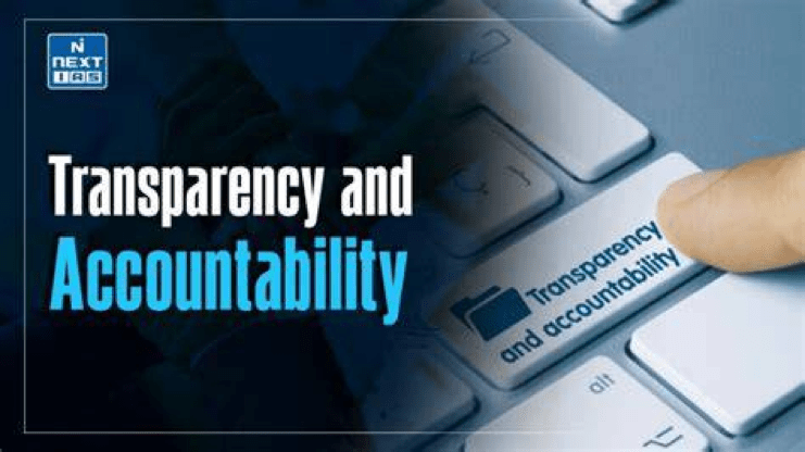 Accountability, transparency and responsible governance in times of national challenge