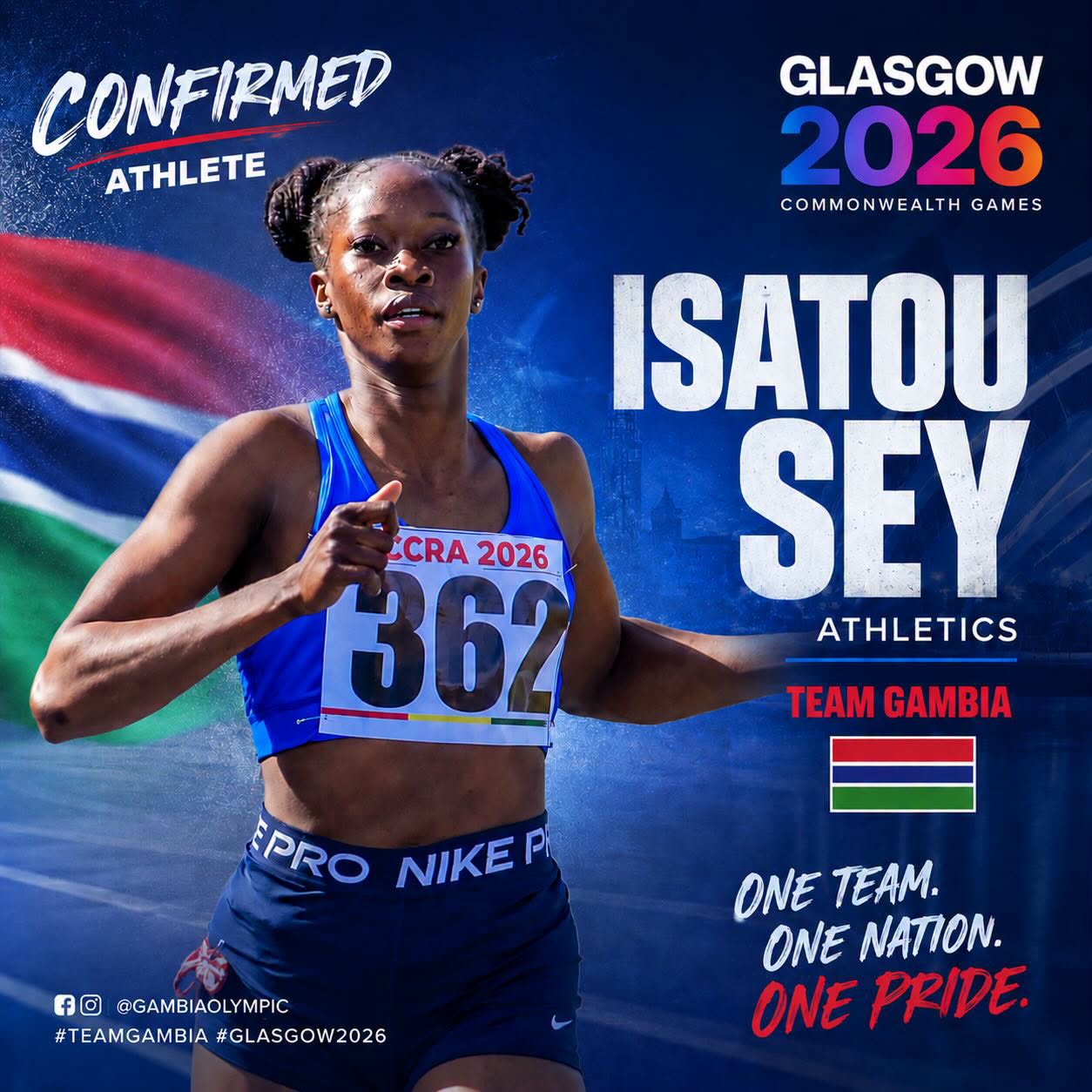GAMBIA AMONG 74 NATIONS SET FOR COMMONWEALTH GAMES TOMORROW
