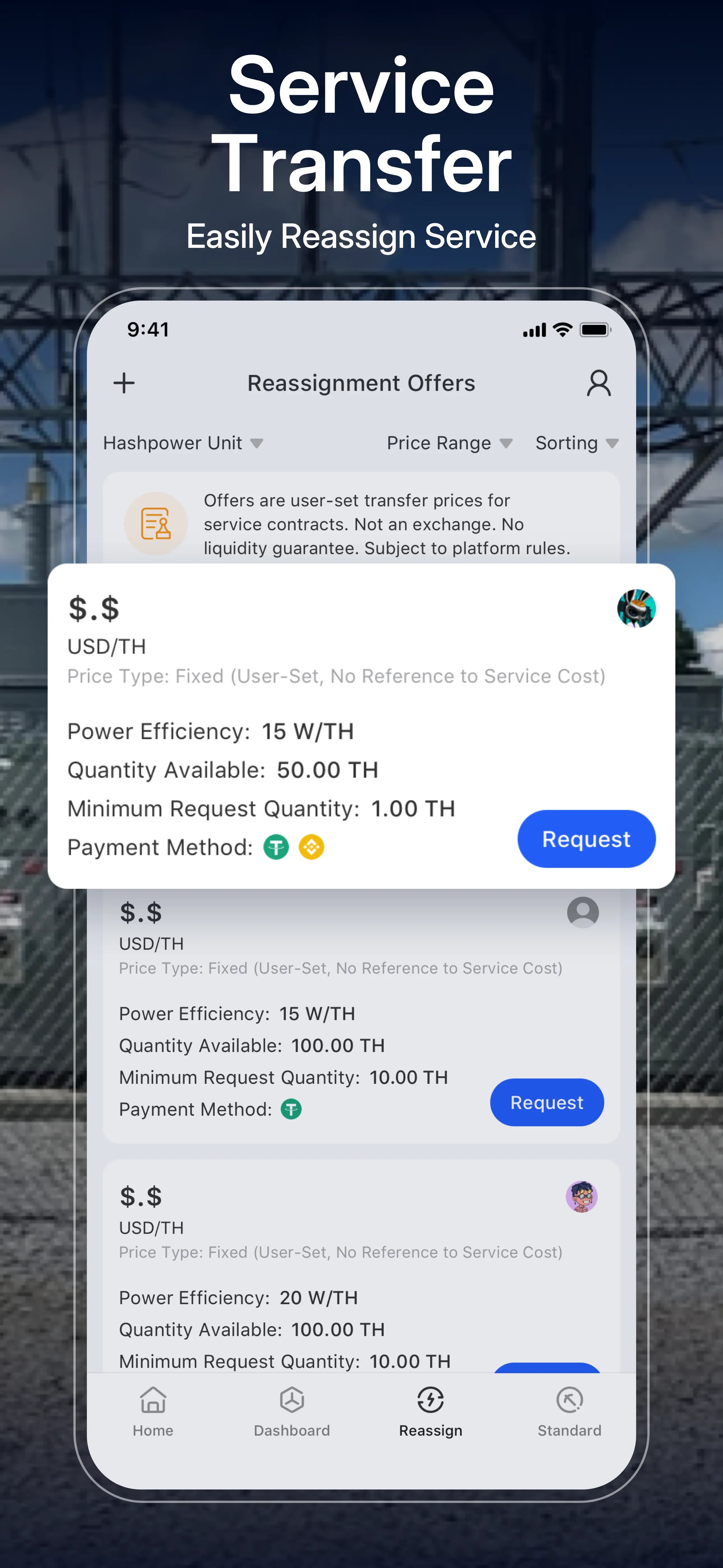 Easily Reassign Service
