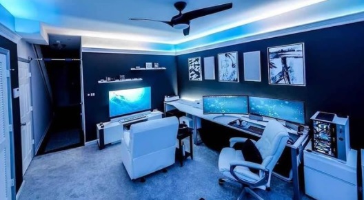 images Minimalist Gaming Setup Bedroom 55 gaming room ideas with cool decor