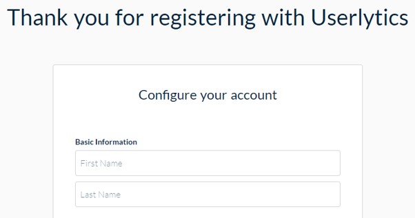 userlytics configure account review