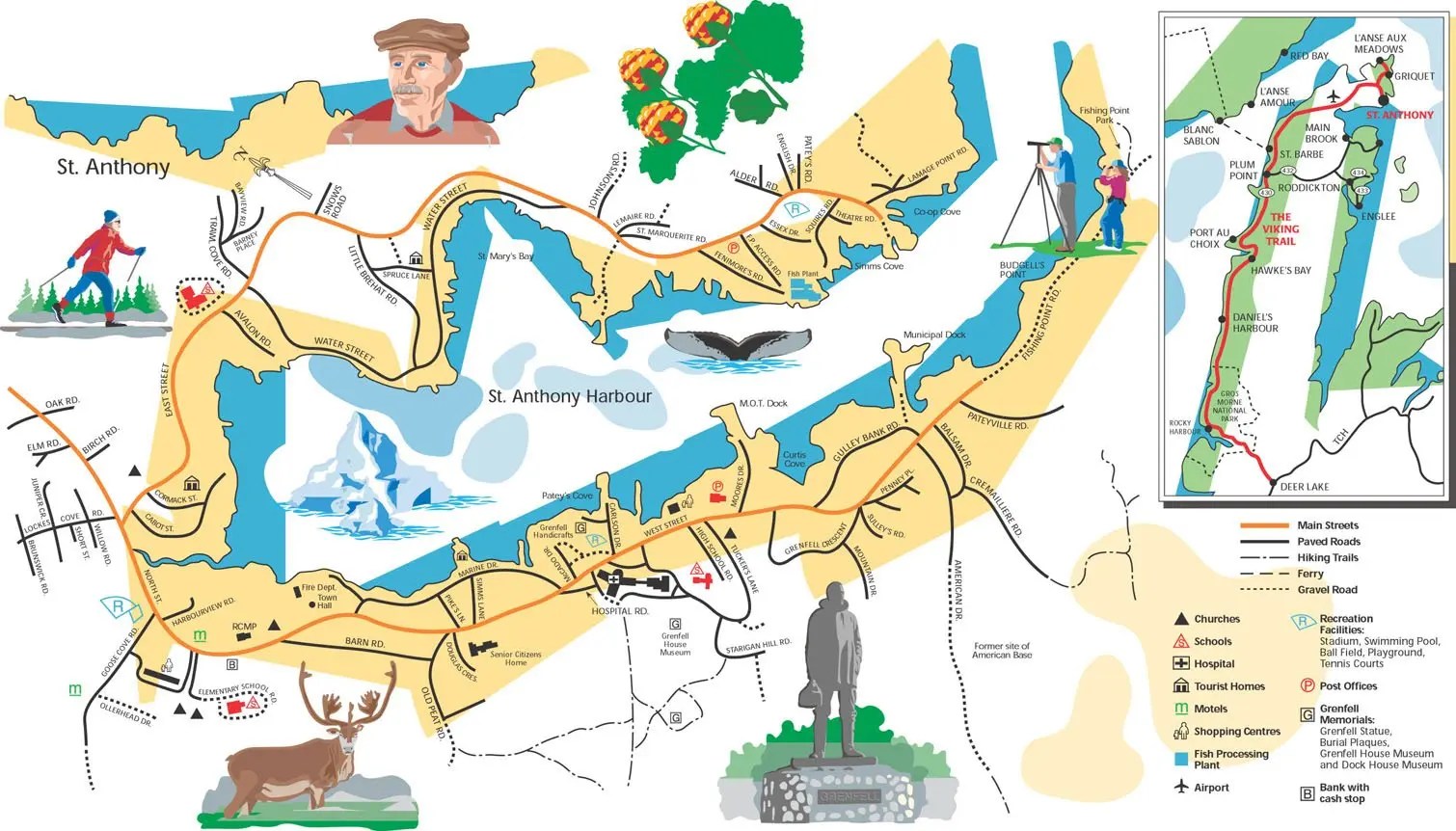 Tea House Trail Town Of St Anthony Townmap2 