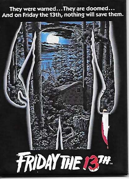 Friday the 13th Original Movie Poster One-Sheet Refrigerator