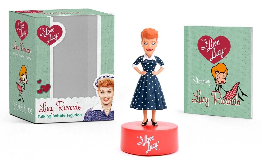 I Love Lucy Talking Bobble Figure of Lucy Ricardo + Mini Photo