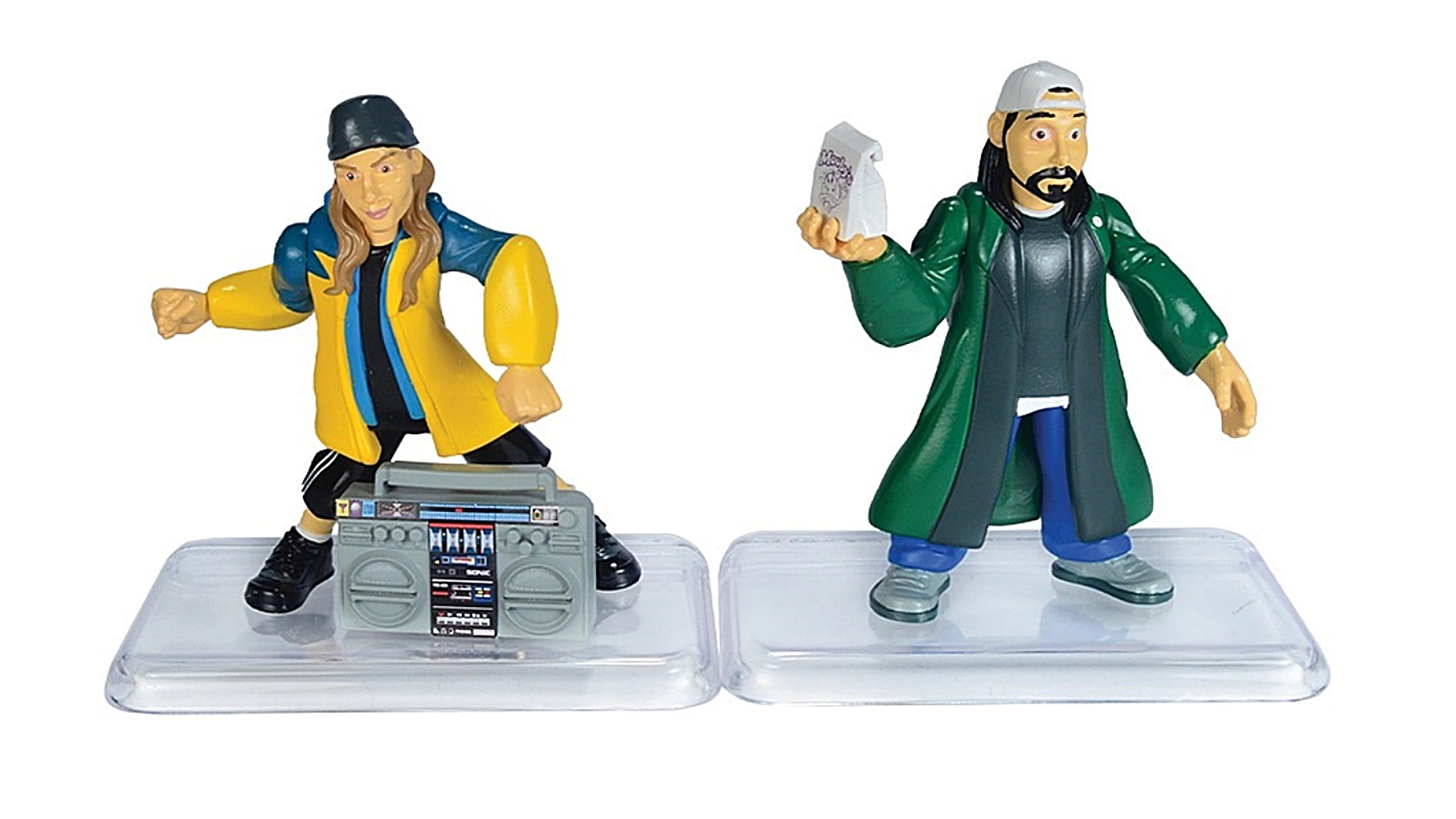 Jay and Silent Bob 3.75″ Action Figures Set of Two + Diorama Super