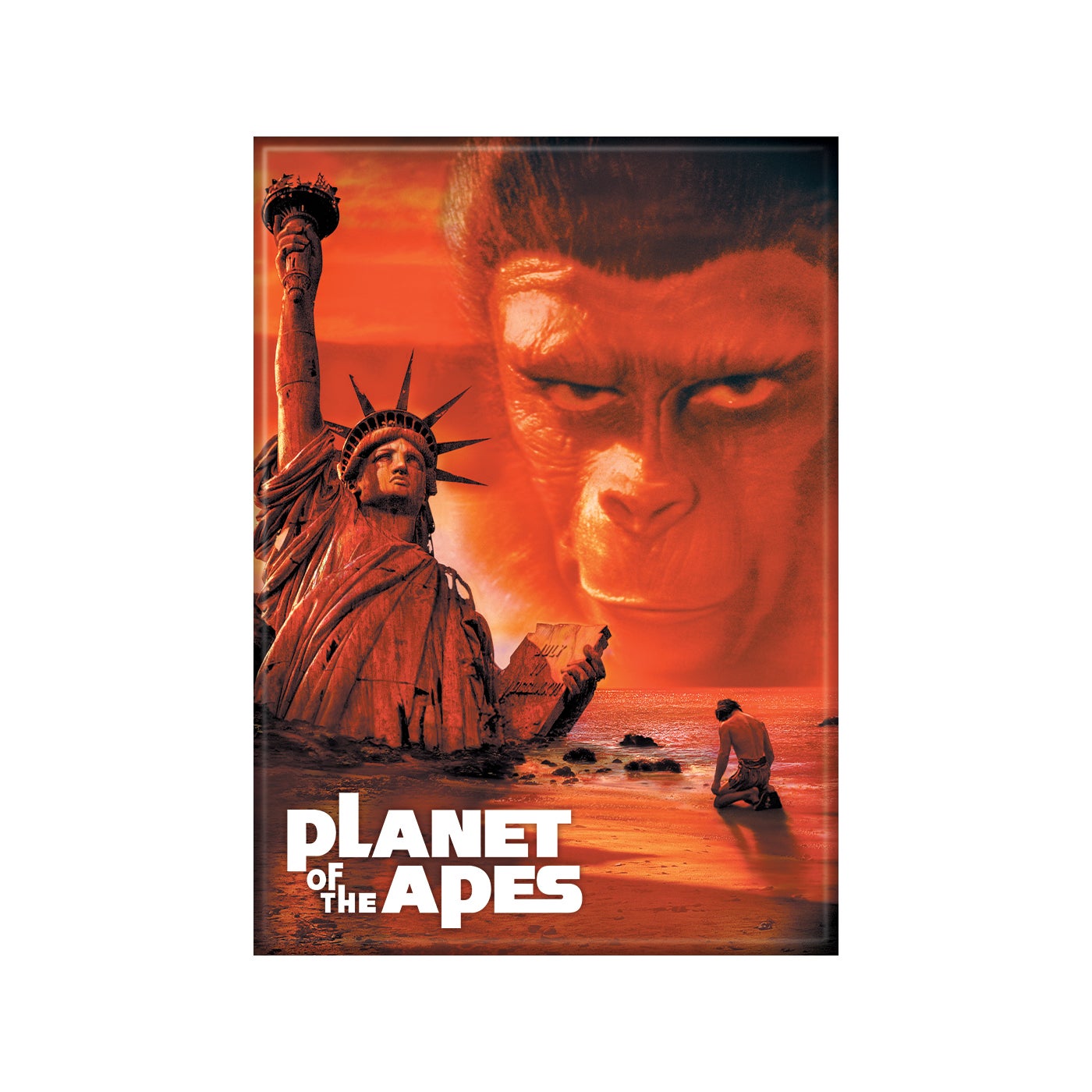 Planet of the Apes Original Movie Poster Image Refrigerator Magnet