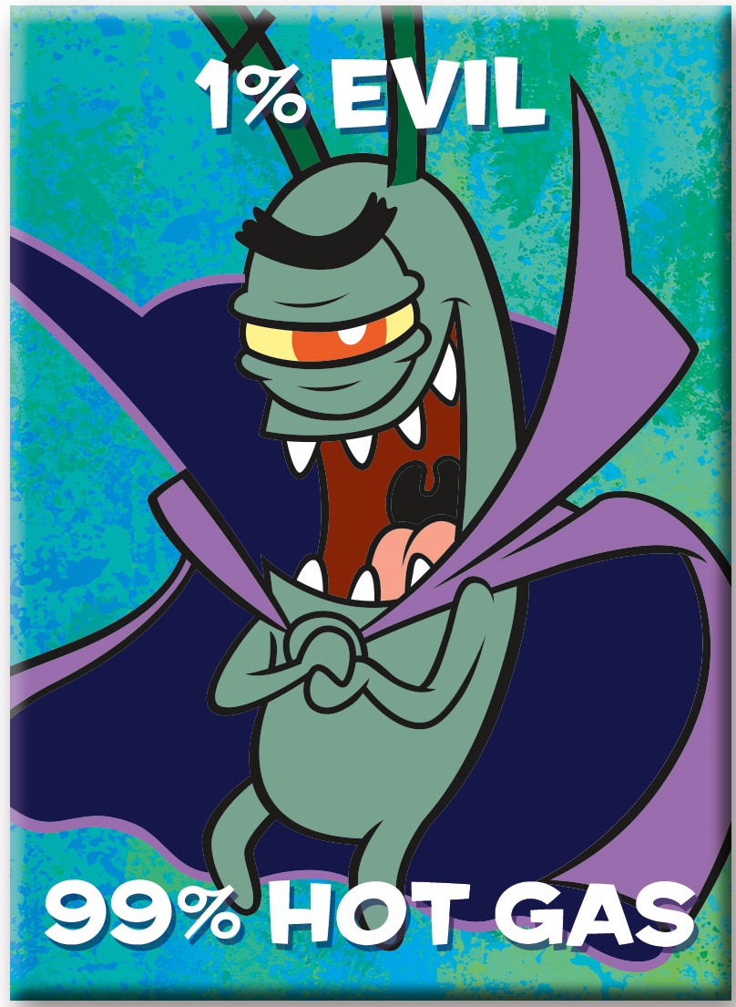 SpongeBob SquarePants Plankton Image 1% Evil 99% Hot Gas