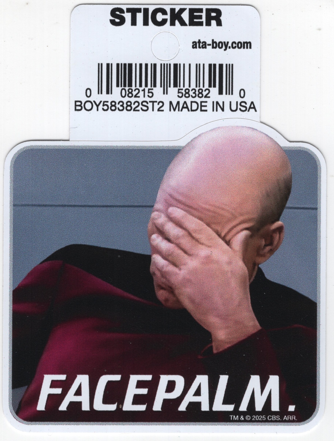 Star Trek The Next Generation Picard Face Palm Image Baggage or